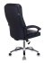 Кресло Бюрократ T-9908AXSN-AB (Office chair T-9908AXSN-AB black leather cross metal хром) фото 4