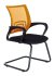 Кресло Бюрократ CH-695N-AV/OR/TW-11 (Office chair CH-695N-AV orange TW-38-3 seatblack TW-11 runners metal черный) фото 1
