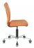 Кресло Бюрократ CH-330M/OR-20 (Office chair CH-330M orange Orion-20 eco.leather cross metal хром) фото 3