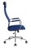 Кресло Бюрократ KB-9N/DB/TW-10N (Office chair KB-9N blue TW-05N TW-10N mesh/fabric headrest cross metal хром) фото 3