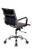 Кресло Бюрократ CH-883-LOW/BLACK (Office chair CH-883-LOW black eco.leather low back cross metal хром) фото 4