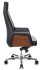 Кресло Бюрократ _ANTONIO/BLACK (Office chair _Antonio black leather cross aluminum) фото 3