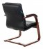 Кресло Бюрократ T-9927WALNUT-AV/BL (Office chair T-9927WALNUT-AV black leather runners wood) фото 4