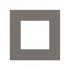 Ekinex Квадратная плата Fenix NTM, EK-SQG-FGL,  серия Surface,  окно 55х55,  цвет - Серый Лондон фото 1