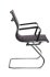 Кресло Бюрократ CH-883-LOW-V/BLACK (Office chair CH-883-LOW-V black eco.leather low back runners metal хром) фото 3