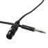 Микрофонный кабель ROCKDALE XF001-3M Black фото 5
