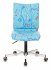 Кресло Бюрократ CH-330M/STICK-BLUE (Office chair CH-330M blue Sticks 06 cross metal хром) фото 2