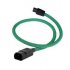 Кабель сетевой Straight Wire Green Lightning 1.5m (IEC 15AMP MALE - IEC 15AMP FEMALE) фото 1