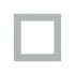 Ekinex Квадратная плата Fenix NTM, EK-DQS-FGE,  серия DEEP,  окно 60х60,  цвет - Серый Эфес фото 1