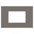 Ekinex Прямоугольная плата Fenix NTM, EK-DRG-FGL,  серия DEEP,  окно 68х45,  цвет - Серый Лондон фото 1