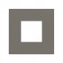 Ekinex Квадратная плата Fenix NTM, EK-SQP-FGL,  серия Surface,  окно 45х45,  цвет - Серый Лондон фото 1