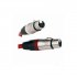 Комплект кабелей QED REF XLR TRAY-MALE+FEMALE 2R 2W (QE3288+QE3289) фото 1