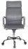 Кресло Бюрократ CH-993/GREY (Office chair CH-993 grey eco.leather cross metal хром) фото 2