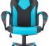 Кресло Zombie GAME 17 BLUE (Game chair GAME 17 black/blue textile/eco.leather cross plastic) фото 10
