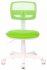 Кресло Бюрократ CH-W299/SD/TW-18 (Children chair CH-W299 l-green TW-03A TW-18 mesh/fabric cross plastic plastik белый) фото 2