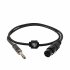 Микрофонный кабель ROCKDALE XF001-1M Black фото 4