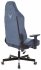 Кресло Knight N1 BLUE (Game chair Knight N1 Fabric blue Light-27 headrest cross metal) фото 4