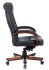Кресло Бюрократ T-9928WALNUT/BLACK (Office chair T-9928WALNUT black leather cross metal/wood) фото 4