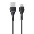 USB кабель HAVIT CB6161 USB-C - USB-A BK 1m фото 1