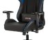 Кресло Zombie VIKING 4 AERO BLUE (Game chair VIKING 4 AERO black/blue textile/eco.leather headrest cross plastic) фото 20