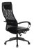 Кресло Бюрократ CH-608/BLACK (Office chair CH-608 black TW-01 seatblack TW-11 eco.leather/gauze headrest cross plastic) фото 4
