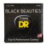 Струны для электрогитары DR BKE7-11 Black Beauties Black Coated Electric 11-60 фото 1