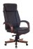 Кресло Бюрократ T-9924WALNUT/BLACK (Office chair T-9924WALNUT black leather cross metal/wood) фото 1