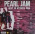 Виниловая пластинка Pearl Jam -  Alive In Atlanta 1994 - Live Radio Broadcast (Black Vinyl LP) фото 2