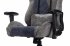Кресло Zombie VIKING X NAVY (Game chair VIKING X Fabric grey/d.blue headrest cross plastic) фото 19