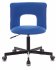 Кресло Бюрократ KF-1M/INDIGO (Office chair KF-1M blue 26-21 cross metal черный) фото 2