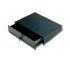 EuroMet EU/R-CA2  01912 Выдвижной рэковый ящик с замком, 2U, сталь черного цвета фото 1