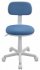 Кресло Бюрократ CH-W201NX/26-24 (Children chair CH-W201NX blue 26-24 cross plastic plastik белый) фото 2