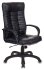 Кресло Бюрократ KB-10/BLACK (Office chair KB-10 black eco.leather cross plastic) фото 1