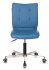 Кресло Бюрократ CH-330M/OR-03 (Office chair CH-330M blue Orion-03 eco.leather cross metal хром) фото 2