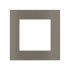 Ekinex Квадратная металлическая плата, EK-SQS-GBR,  серия Surface,  окно 60х60,  отделка - матовый никель фото 1