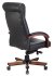 Кресло Бюрократ T-9928WALNUT/BLACK (Office chair T-9928WALNUT black leather cross metal/wood) фото 5