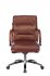 Кресло Бюрократ T-9927SL-LOW/CHOK (Office chair T-9927SL-LOW light brown Leather Eichel leather low back cross metal хром) фото 2
