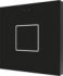 Выключатель сенсорный Zennio ZVI-F1-A KNX Flat F1, 1-кнопочный, LED индикация, 2хAI/DI, термостат, датчик температуры, датчик приближения, пластиковая рамка, 81х81х9мм, в уст. коробку, цвет черный фото 1