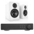 Стереокомплект Acoustic Energy AE1 Active White + NuForce DAC-80 Black фото 1