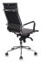 Кресло Бюрократ CH-883MB/BLACK (Office chair CH-883MB black eco.leather cross metal хром) фото 4