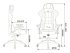 Кресло Zombie VIKING 4 AERO RUS (Game chair VIKING 4 AERO white/blue/red textile/eco.leather headrest cross plastic) фото 11