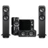 Комплект акустики Q-Acoustics Q3050 + Q3010 + Q3090C + Q3070S gloss black фото 1