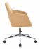 Кресло Бюрократ CH-380SL/9AMBER (Office chair CH-380SL amber Italia 9 cross metal хром) фото 3