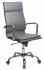 Кресло Бюрократ CH-993/GREY (Office chair CH-993 grey eco.leather cross metal хром) фото 1