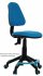 Кресло Бюрократ KD-4-F/TW-55 (Children chair KD-4-F blue TW-55 cross plastic footrest) фото 1