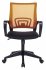 Кресло Бюрократ CH-695N/OR/TW-11 (Office chair CH-695N orange TW-38-3 seatblack TW-11 mesh/fabric cross plastic) фото 2