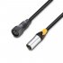 Адаптерный DMX кабель Cameo DMX 3 AD IN IP65 фото 1