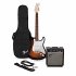 Электрогитара FENDER Squier Stratocaster Pack, Laurel Fingerboard, Brown Sunburst, Gig Bag, 10G (комплект) фото 1