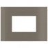 Ekinex Прямоугольная металлическая плата, EK-SRG-GBR,  серия Surface,  окно 68х45,  отделка - матовый никель фото 1