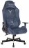 Кресло Knight N1 BLUE (Game chair Knight N1 Fabric blue Light-27 headrest cross metal) фото 1